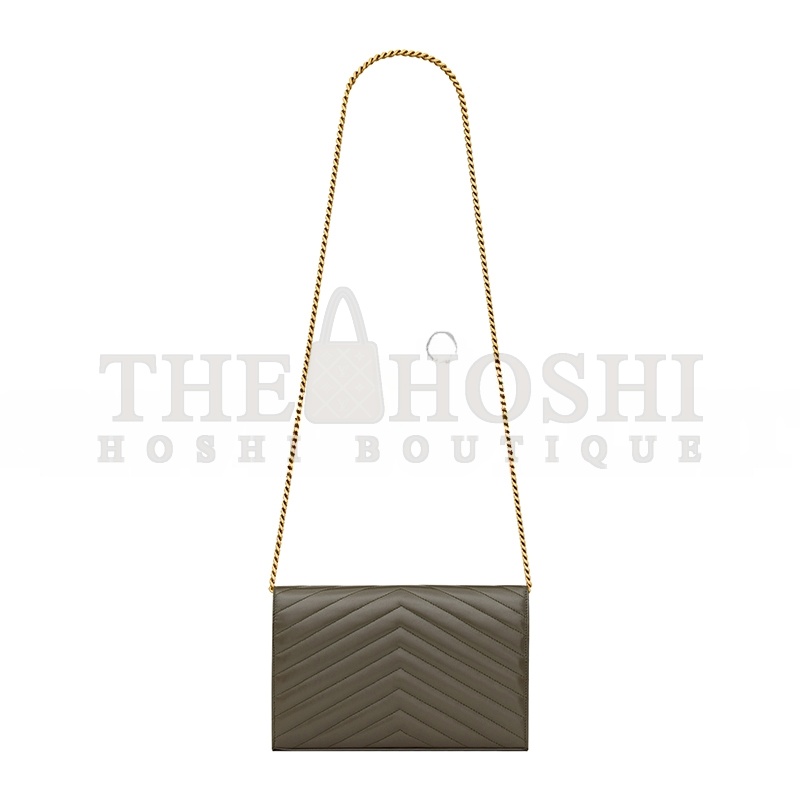 Y51 CASSANDRE CHAIN WALLET IN LAMBSKIN 377828AAA443212 (22.5*14*4cm) Master Quality